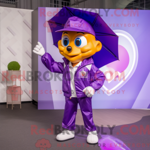 Disfraz de mascota Purple...