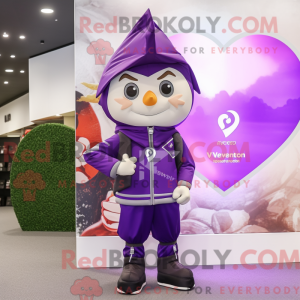 Purple Arrow Of Love mascot...