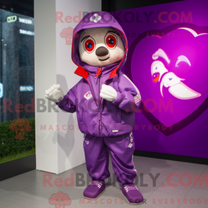 Postava maskota Purple...