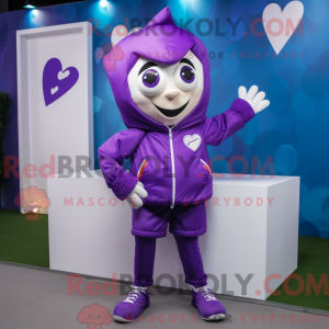 Postava maskota Purple...