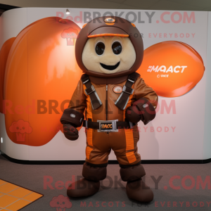 Peach Chocolates mascot...