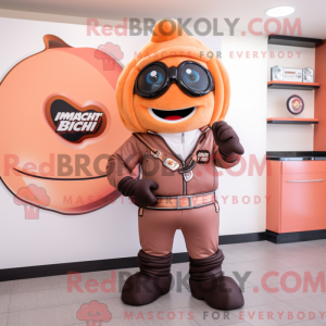 Peach Chocolates mascot...