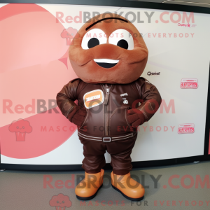 Peach Chocolates mascot...