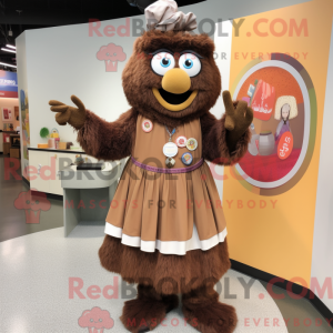Brown But mascottekostuum...
