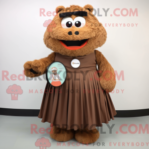 Brown But mascottekostuum...