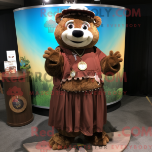 Brown But mascot costume...