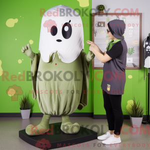 Olive Ghost mascottekostuum...