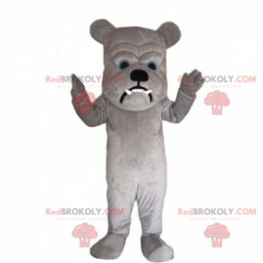 Mascote Bulldog com cabeça grande - Redbrokoly.com