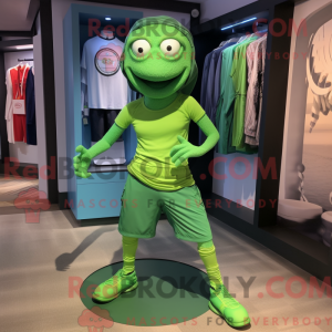 Limegrønn...