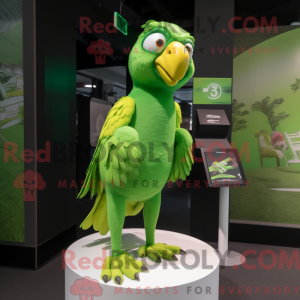 Disfraz de mascota loro...