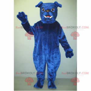 Blue bulldog mascot - Redbrokoly.com