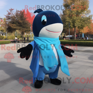 Disfraz de mascota Sky Blue...