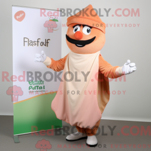 Peach Falafel maskot...