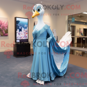 Postava maskota Sky Blue...