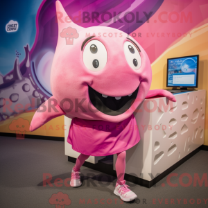 Maskottchenkostüm Rosa...