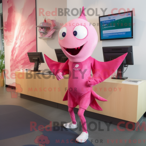Maskottchenkostüm Rosa...