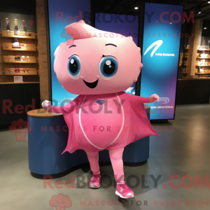 Pink Stingray maskot...