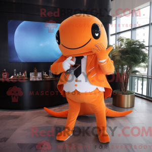 Orangefarbener...