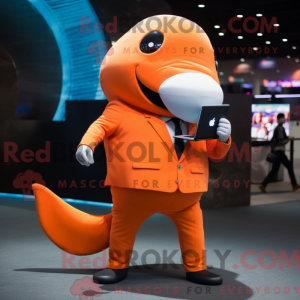 Orangefarbener...