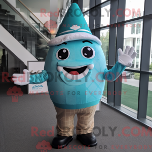 Disfraz de mascota Cyan Ice...