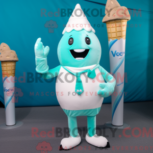 Personaggio mascotte cono...