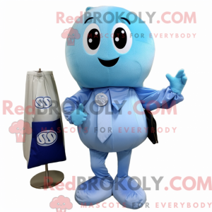 Disfraz de mascota Sky Blue...