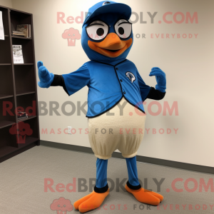 Rust Blue Jay mascot...