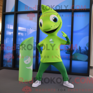Limegrønn...