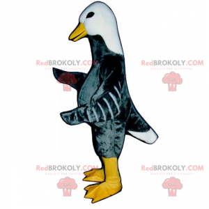 Mascota del pato de dos tonos - Redbrokoly.com