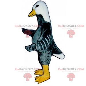 Mascote pato bicolor - Redbrokoly.com