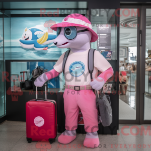 Máscara Rosa Dolphin com...