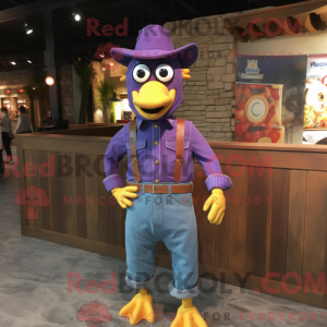 Disfraz de mascota Purple...