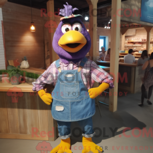 Disfraz de mascota Purple...