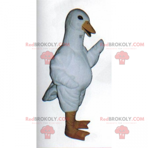 Mascota del pato blanco - Redbrokoly.com