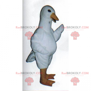 White duck mascot - Redbrokoly.com