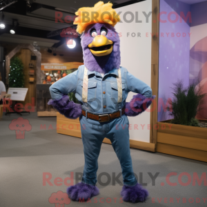 Disfraz de mascota Purple...