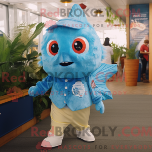 Postava maskota Sky Blue...