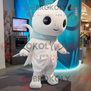 White Narwhal mascot...