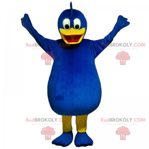 Blauwe eend mascotte - Redbrokoly.com