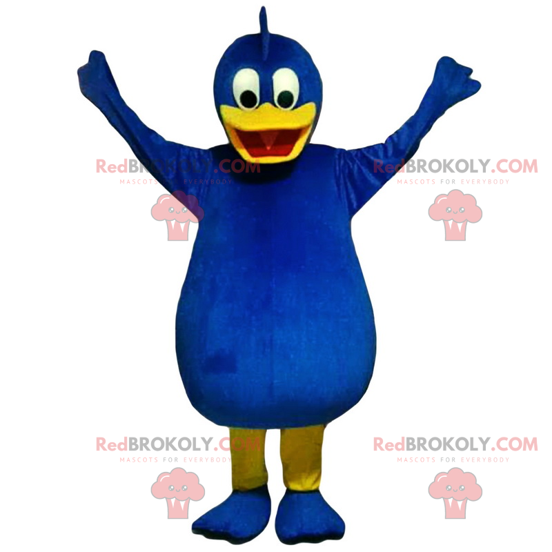 Blue duck mascot - Redbrokoly.com