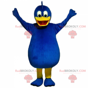 Blaues Entenmaskottchen - Redbrokoly.com