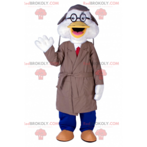 Entenmaskottchen als Lehrer verkleidet - Redbrokoly.com