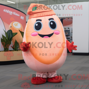 Peach Sushi mascot costume...