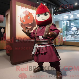 Disfraz de mascota Samurai...