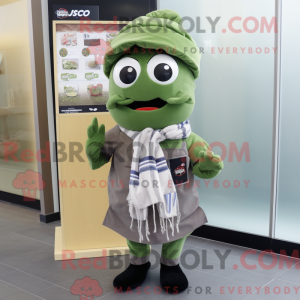 Oliven Sushi maskot kostume...