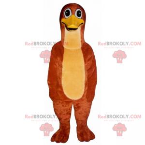 Orange duck mascot - Redbrokoly.com