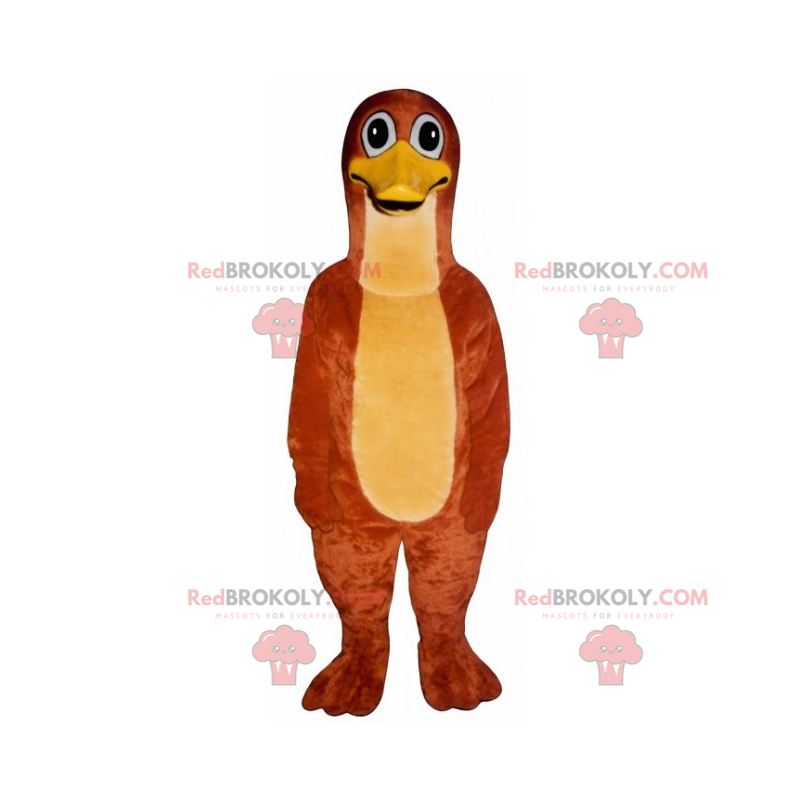 Mascota del pato naranja - Redbrokoly.com