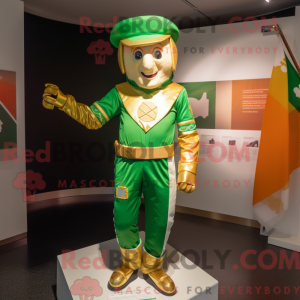 Gold Irish Flag...