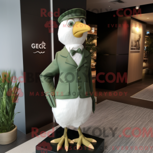 Olive Gull-maskotdraktfigur...