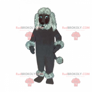 Grijze poedel mascotte - Redbrokoly.com